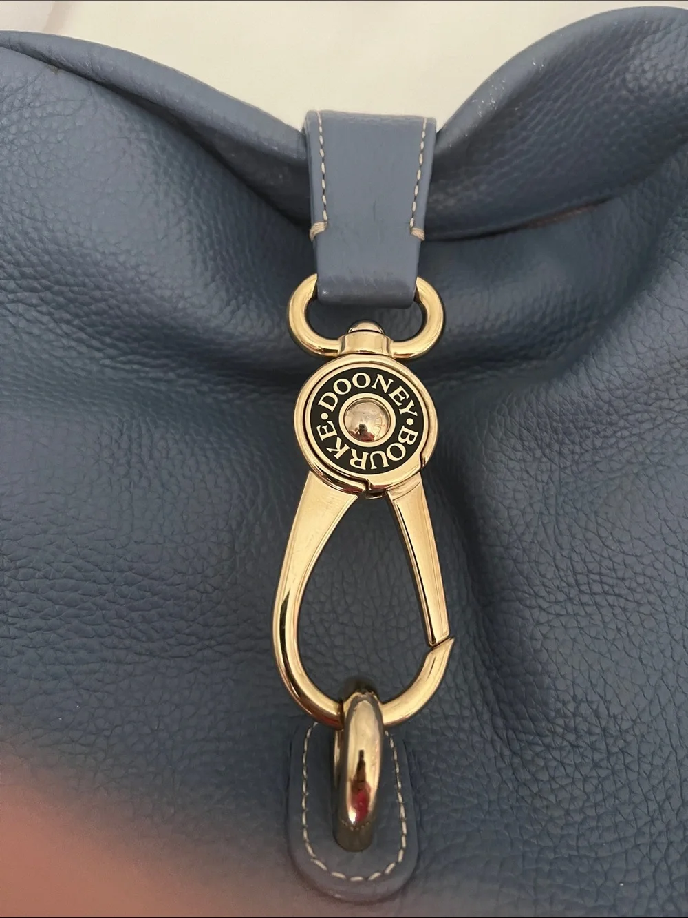 Dooney & Burke Belvedere Logo Lock Shoulder Bag with Kisslock Wallet